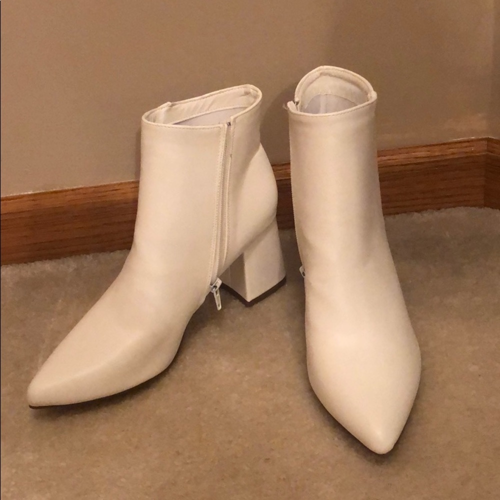 White booties